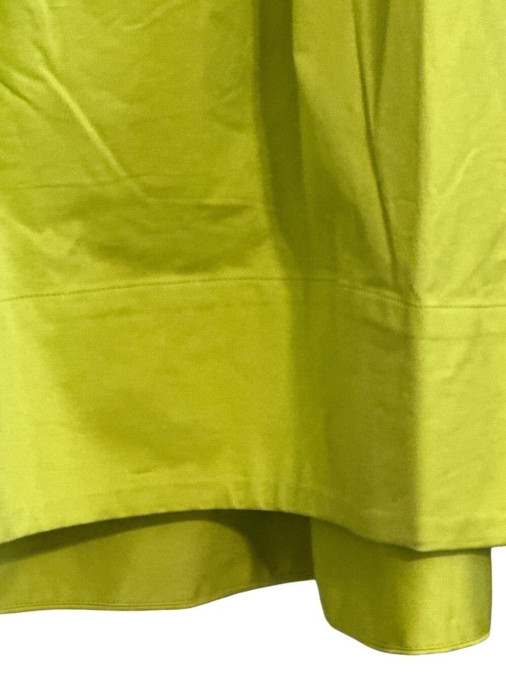 Cynthia Rowley Lime Green Sleeveless Fit & Flare Dress Womens Size L - Picture 3 of 7